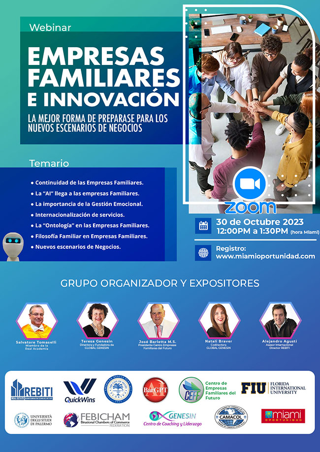 Empresas Familiares e Innovación -  Octubre 30, 2023